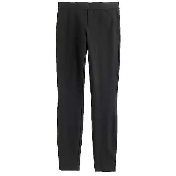 J Crew Pixie Pant in Black with Back Zipper Size 2R - Picture 3 of 9